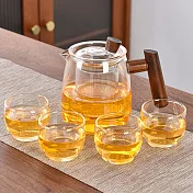 Kiyodo可直火玻璃泡茶-五件套-2組