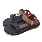Teva 涼鞋 M Original Universal 男鞋 棕藍色塊 再生織帶涼鞋 速乾 支撐 涼拖鞋 1004006TEML