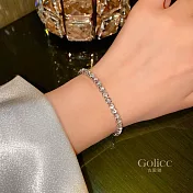 【Gulicc】手鍊  韓國輕奢滿鑽手鍊 (銀)
