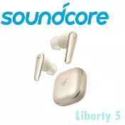 Soundcore Liberty5 降噪真無線藍芽耳機 杜比音效超強續航  公司貨保固2年 5色 香檳金