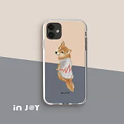 INJOYmall for iPhone 16/15/14/13/12/SE3 系列 靦腆柴柴 透明防摔手機殼 保護殼 iPhone 13 mini(5.4)