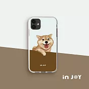 INJOYmall for iPhone 16/15/14/13/12/SE3 系列 融化柴柴 透明防摔手機殼 保護殼 iPhone 12ProMax(6.7)