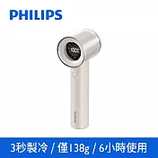 PHILIPS 飛利浦 高速100檔手持風扇 三色可選 ACR3222 雪白