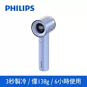 PHILIPS 飛利浦 高速100檔手持風扇 三色可選 ACR3222  冰藍