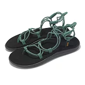 Teva 涼鞋 W Voya Infinity 女鞋 銀松綠 記憶鞋床 羅馬鞋 綁帶 1019622SLVRP