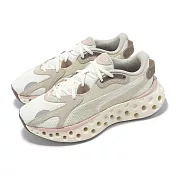 Puma 休閒鞋 Softride Frequence Wns 女鞋 米 粉紅 緩震 支撐 31055607 26cm BEIGE/PINK