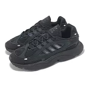 adidas 休閒鞋 Ozmillen 男鞋 女鞋 黑 銀 老爹鞋 反光 復古 愛迪達 IF9601