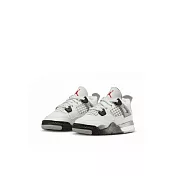 Nike Air Jordan 4 Retro White Cement TD 白水泥 IB4387-100 11cm 。