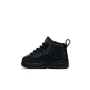 Nike Air Jordan 12 Retro Winter Triple Black TD 黑色 喬丹 AJ12 童鞋 休閒鞋 運動鞋 小童鞋 BQ6853-001  8 黑色