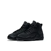 Nike Air Jordan 12 Retro Winter Triple Black PS 黑色 高筒 喬丹 休閒鞋 運動鞋 中童鞋 BQ6850-001  17cm 黑色