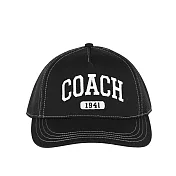 COACH 1941 標誌棉質棒球帽 M-L (黑色)