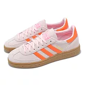 adidas 休閒鞋 Handball Spezial W 女鞋 粉紅 橘 德訓鞋 復古 愛迪達 JS0250