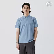ADISI 男環保紗消臭快乾POLO衫 AL2511085 城牆藍 (M-3XL) M 城牆藍