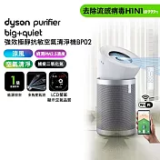 Dyson 戴森 Purifier Big+Quiet 強效極靜空氣清淨機 BP02 白色及柔霧銀 (贈HEPA濾網+活性碳濾網)