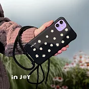 INJOYmall for iPhone 16/15/14/13/SE3 系列 快樂小雛菊 二合一防摔背繩手機殼 iPhone 16 Plus (6.7)