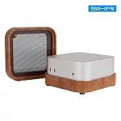 SIKAI Mac Mini (M4/M4 Pro) 原木散熱增高架 散熱支架 -原木色