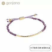 【GORJANA】閃耀晶鑽+平衡骨系列手環 - 多款任選 H－平衡骨手鍊－智慧紫水晶