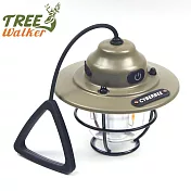 TREEWALKER LED松果型吊掛燈(露營燈、吊燈) 綠色