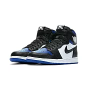 Air Jordan 1 小閃電 黑藍 GS 復古 AJ1 運動鞋 休閒鞋 大童鞋 575441-041  24 黑藍