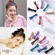 【Gulicc】髮夾 韓國ins簡約磨砂瀏海夾 隨機4入