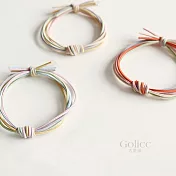 【Gulicc】髮圈 韓國ins簡約高彈力皮筋 隨機5入