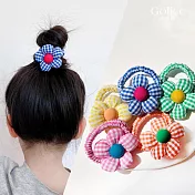 【Gulicc】髮圈 買一送一 格子太陽花