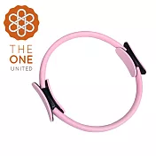 【The One】瑜珈皮拉提斯圈 健身環 肌力健身訓練環 瑜珈環 瑜珈圈 皮拉提斯 瑜珈輪(五色任選) 粉色