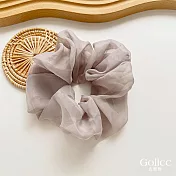 【Gulicc】髮圈 法式慵懶蓬鬆大髮圈 (岩灰)