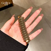 【Gulicc】髮圈 氣質簡約 編髮 電話線髮圈 (霧灰)