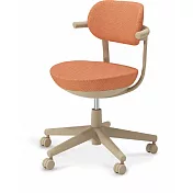 KOKUYO Pallo 日系質感人體工學辦公椅(標準腳/布質椅背)- 南瓜橘