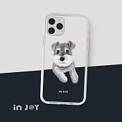 INJOYmall for iPhone 16/15/14/13/12/SE3 系列 迷你雪納瑞 透明防摔手機殼 iPhone 15 Plus (6.7)