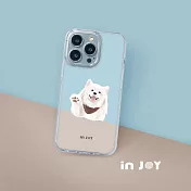 INJOYmall for iPhone 16/15/14/13/12/SE3 系列 笑臉天使薩摩耶犬 透明防摔手機殼 保護殼 iPhone 13 mini(5.4)