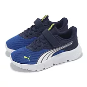 Puma 慢跑鞋 FlexFocus Modern AC+ PS 中童 藍 黃 小朋友 魔鬼氈 運動鞋 40151902