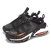 Nike 休閒鞋 Wmns Air Max Craze 女鞋 黑 橘 拉鍊 氣墊 緩震 運動鞋 FZ2089-001