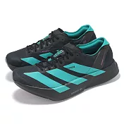 adidas 競速跑鞋 Adizero Adios Pro 4 M 男鞋 黑 綠 厚底 緩衝 輕量 運動鞋 愛迪達 IH9693