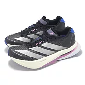 adidas 慢跑鞋 Adizero Boston 13 W 女鞋 黑 銀 緩震 運動鞋 愛迪達 JS4950 24.5cm BLACK/SILVER