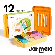【JarMelo 原創美玩】萌趣寶貝膠囊超輕黏土組 (12色) JA97083
