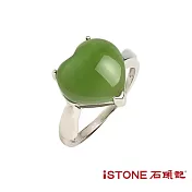 石頭記-純銀碧玉戒指-心惜