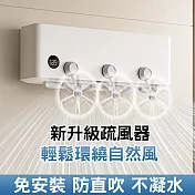 【美好家 Mehome】防直吹 吸盤空調疏風器 透明色3入組