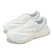 adidas 慢跑鞋 Lightblaze 女鞋 米白 綠 復古 緩震 運動鞋 愛迪達 JR7336 23cm IVORY/GREEN