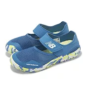 New Balance NB 休閒鞋 208 Wide 寬楦 中童 藍 白 小朋友 魔鬼氈 運動鞋 NB YO208TE2-W