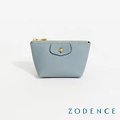 ZODENCE CUFF進口真皮袖釦鑰匙零錢包  漾藍