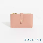 ZODENCE MAG進口牛皮多功能零錢包  櫻粉