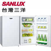 【SANLUX臺灣三洋】97公升一級能效單門小冰箱 (SR-V97A)