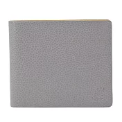 agnes b.鵝卵石蜥蜴壓紋短夾(零錢袋)- 灰