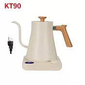 手沖咖啡壺 溫控壺 定溫壺 手沖壺 KT90 恒温/保溫 0.9L 手沖電茶壼 鵝頸咖啡壺 KT90PRO白色