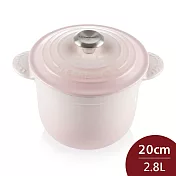 Le Creuset 萬用窈窕鑄鐵鍋 18cm 2L貝殼粉 法國製 湯鍋 燉鍋 (電磁爐 IH爐可用)
