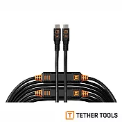 Tether Tools TetherPro Optima 10G USB-C 轉 USB-C 傳輸線 9.4m 公司貨 黑色