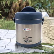 源味二層高真空304不鏽鋼提鍋-1.5L-1入 莫蘭迪藍