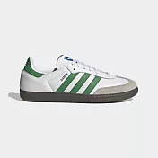 Adidas Samba OG [IG1024] 男女 休閒鞋 運動 經典 復古 德訓鞋 皮革 膠底 流行 穿搭 白綠